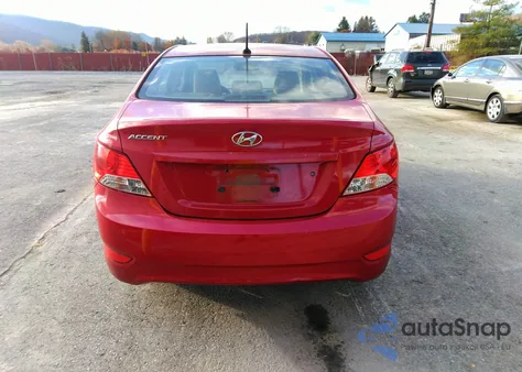 2012 Hyundai Accent Gls z USA, uszkodzony, nr VIN KMHCU4AE4CU196200